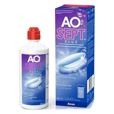 Solutie pentru intretinerea lentilelor de contact AOSept Plus, 360 ml, Alcon