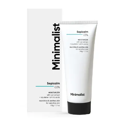 Crema hidratanta si calmanta sepicalm 03%, 50g, Minimalist