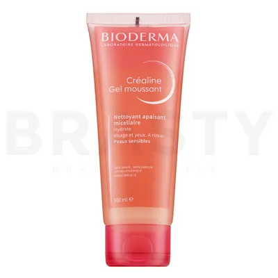 Bioderma Crealine Gel Moussant gel de curatare pentru piele sensibila 100 ml