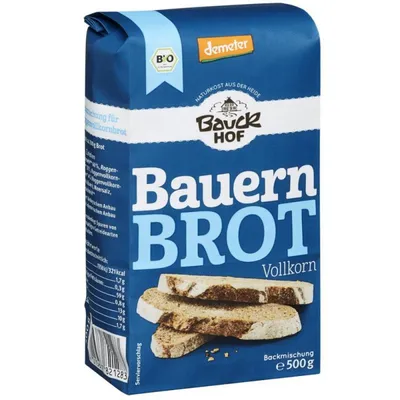 Faina bio pentru paine taraneasca integrala, 500g, Bauckhof