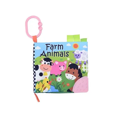 Carticica interactiva pentru bebelusi Ferma Animalelor, 1 bucata, Lorelli