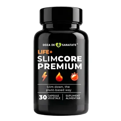 Slimcore Premium Life+, 30 capsule vegetale, Doza de Sanatate