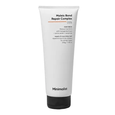 Masca de par reparatoare Maleic Bond Repair Complex 05%, 200ml, Minimalist