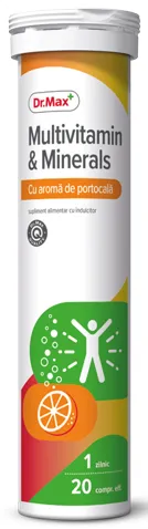 Dr.Max Multivitamine si minerale, 20 comprimate efervescente