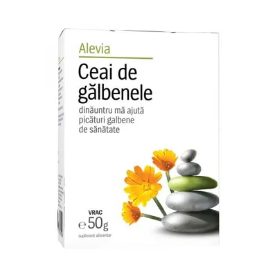Ceai de galbenele, 50g, Alevia