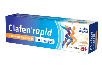 Clafen Rapid gel, 100g, Antibiotice