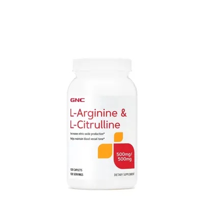 GNC L-ARGININE - L-CITRULLINE X 120 CAPSULE