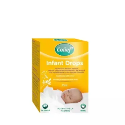 Infant Drops - picaturi cu enzima lactaza, 7 ml, Colief