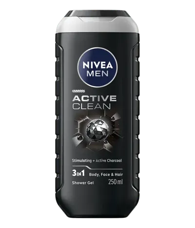 Gel de dus Active Clean, 250ml, Nivea