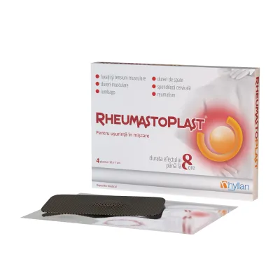 Rheumastoplas 10 x 7cm, 4 plasturi, Hyllan