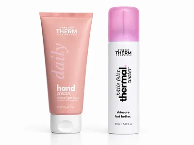 Cremă de Mâini, 75 ml + Apă Termală, 150 ml, Synergy Therm