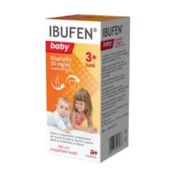 IBUFEN BABY 20MG/ML SUSPENSIE ORALA 100ML ANTIBIOTICE