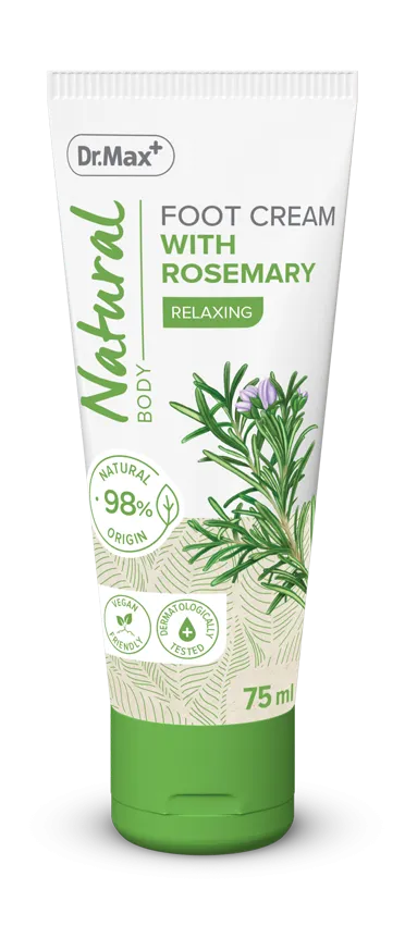 Dr. Max Natural Crema pentru picioare cu rozmarin, 75ml