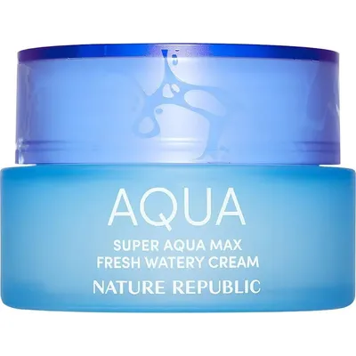 Crema hidratanta pentru fata Fresh Watery Super Aqua Max, 80g, Nature Republic
