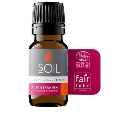 ULEI ESENTIAL ROSE GERANIUM 100% ORGANIC ECOCERT 10ML SOIL