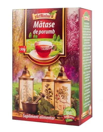 Ceai matase de porumb, 50g, AdNatura