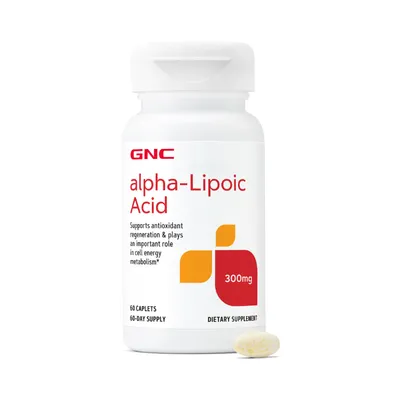 Alpha-Lipoic Acid 300mg, 60 tablete, GNC