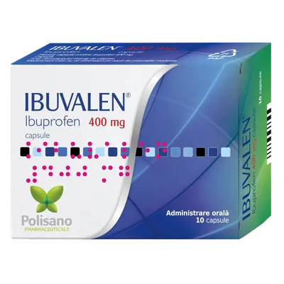 Ibuvalen, 400 mg, 10 capsule, Polisano