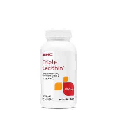 Triple Lecithin 1200mg, 30 capsule, GNC