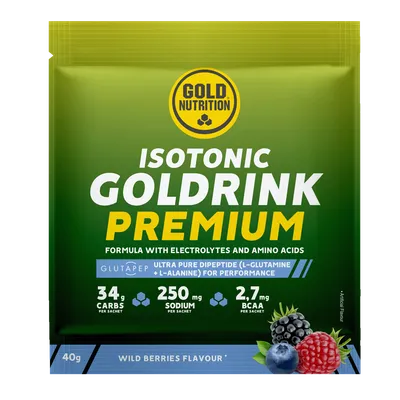 Pudra izotonica cu aminoacizi Isotonic Goldrink Premium, 40 g, Gold Nutrition