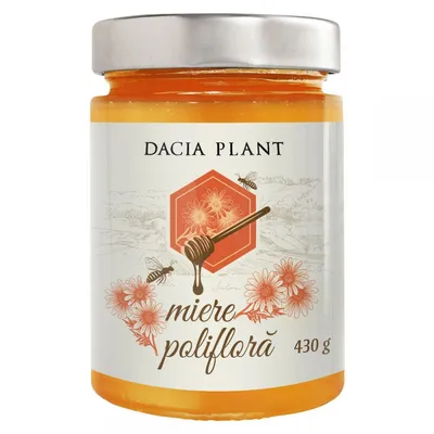 Miere poliflora, 430g, Dacia Plant