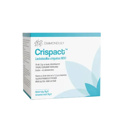 Crispact Prebiotic pentru flora vaginala, 30 plicuri, Adexilis