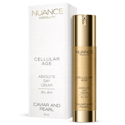 Crema de zi pentru ten uscat Caviar and Pearl, 50ml, Nuance