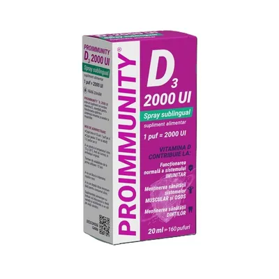 PROIMMUNITY D3 2000UI SPRAY SUBLINGUAL 20ML