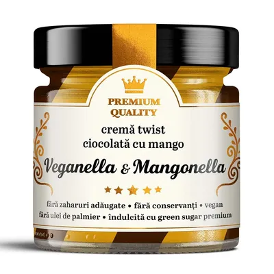 Crema twist Veganella si Mangonella Secretele Ramonei, 250 g, Laboratoarele Remedia