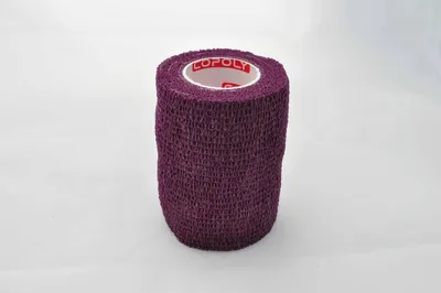 Bandaj autoadeziv 7,5cm x 4,5m, violet-burgundy, Copoly