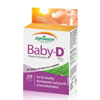 Picaturi Vitamina D3, pentru copii, 11.7 ml, Jamieson