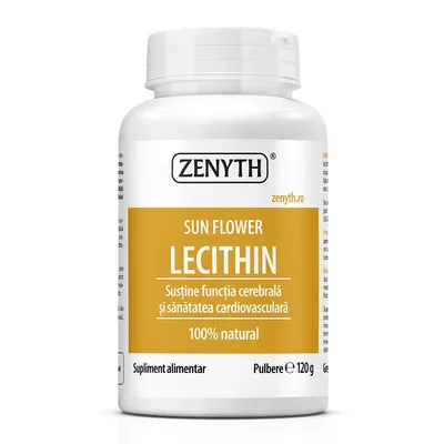 Lecitina din floarea soarelui, 120 g, Zenyth