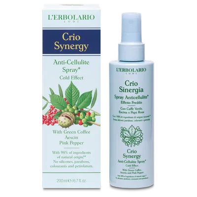 L'Erbolario Spray anti-celulita cu efect racoritor Crio Synergy, 200ml