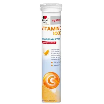 DOPPELHERZ SYSTEM VITAMINA C 1000MG 20 COMPRIMATE EFERVESCENTE