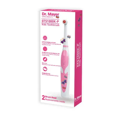 Periuta electrica copii GTS1000K Pink, 1 bucata, Dr.Mayer