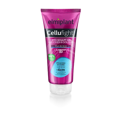 Gel pentru abdomen și solduri Cellufight Cryo-thermal , 200 ml, Elmiplant