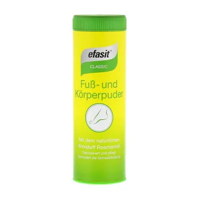 Pudra deodoranta activa pentru picioare si corp, 75g, Efasit