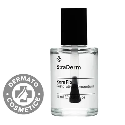 Concentrat reparator pentru unghii cu siliciu marin, 14ml, StraDerm