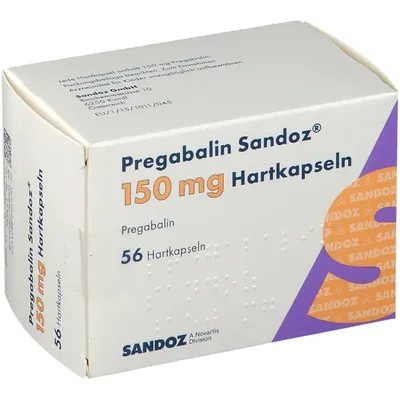 Pregabalin 150mg, 56 capsule, Sandoz