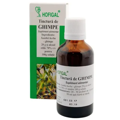 Tinctura de ghimpe, 50ml, Hofigal