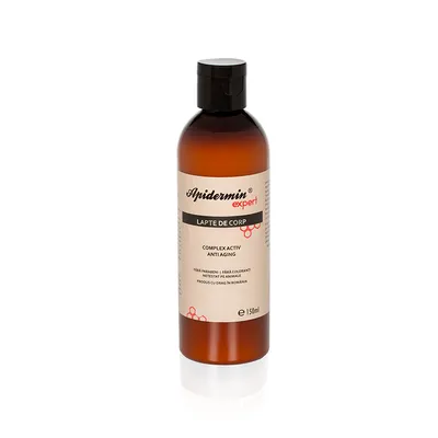 Lapte de corp cu laptisor de matca Apidermin Expert, 150 ml, complex Apicol