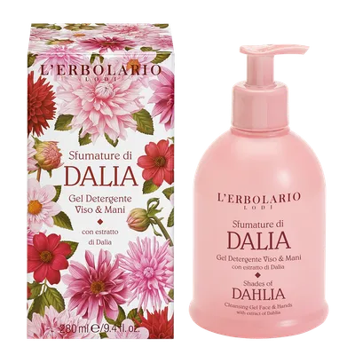 L'Erbolario Gel de curatare maini si fata Shades of Dahlia, 280ml