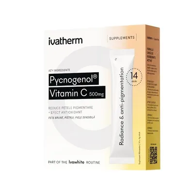 IVATHERM PYCNOGENOL VITAMIN C 500MG 4G 14 PLICURI