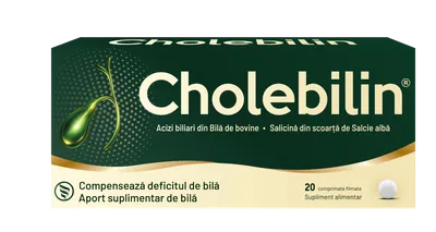 Cholebilin, 20 comprimate filmate, Biofarm