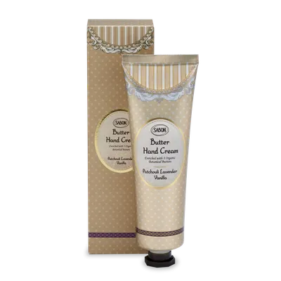 Crema de maini Patchouli Lavender Vanilla, 75ml, Sabon
