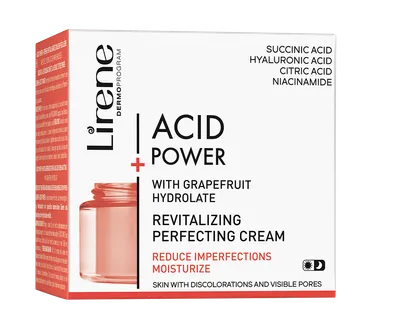 Crema revitalizanta uniformizare ten zi/noapte pentru pete pigmentare Acid Power, 50ml, Lirene