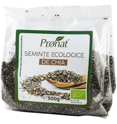 Seminte de chia Bio, 300g, Pronat
