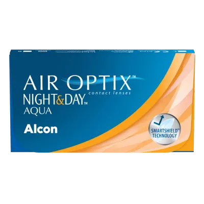 Air Optix Night & Day Aqua Lunare Sferic (6 lentile)