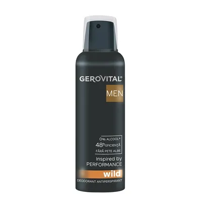 GEROVITAL MEN DEODORANT ANTIPERSPIRANT WILD 150ML