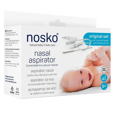 Nosko Original Set Aspirator Nazal pentru Nou-Născuți și Copii